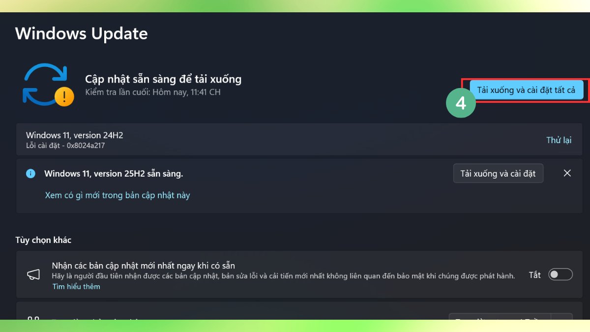 cách Cập nhật Windows bước 3