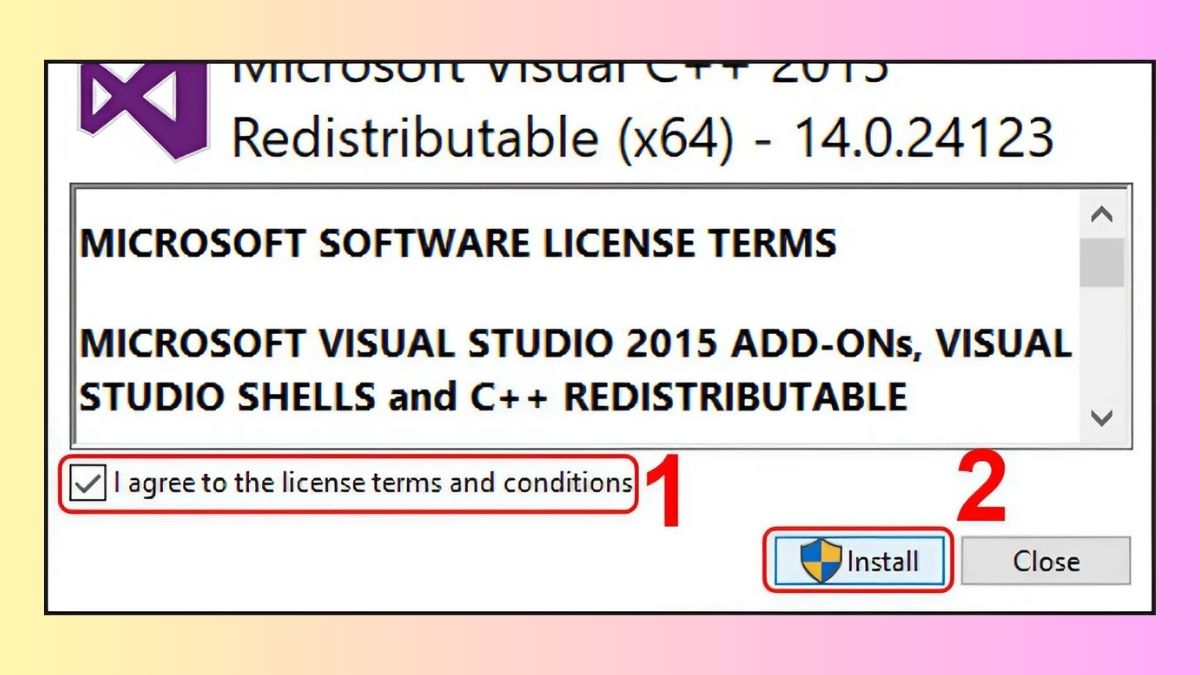 Gỡ và cài đặt lại Microsoft Visual C++ Redistributable - bước 4