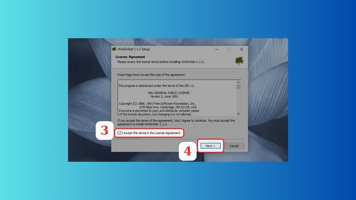 Hướng dẫn tải và cài đặt WinDirStat - bước 2