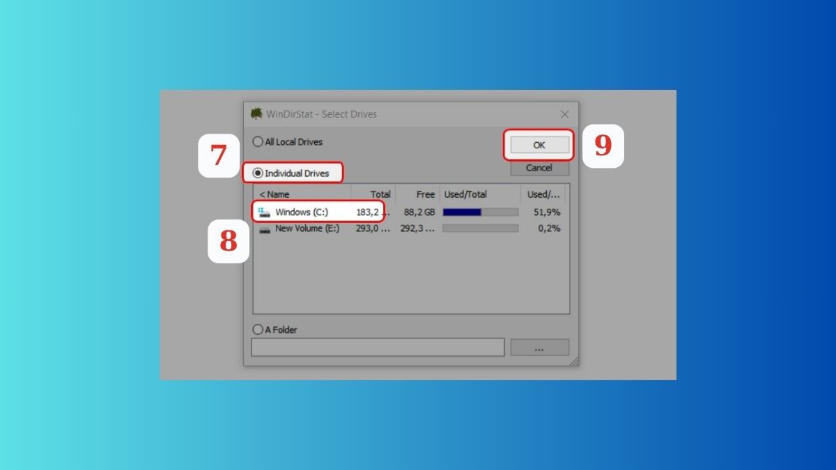 Hướng dẫn tải và cài đặt WinDirStat - bước 4