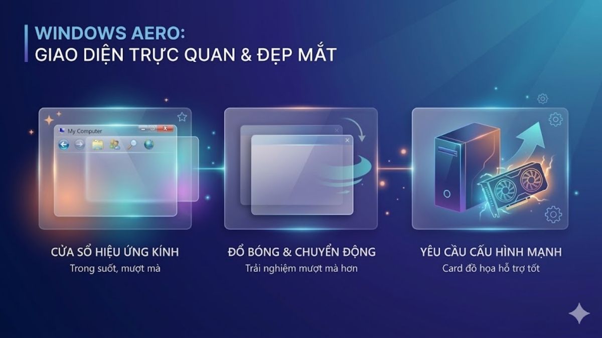 Các tính năng nổi bật của Windows Vista - Windows Aero