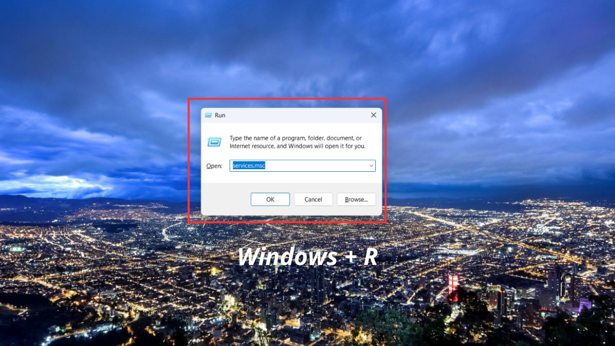 cách kiểm tra RAM bằng Windows Memory Diagnostic bằng câu lệnh bước 1