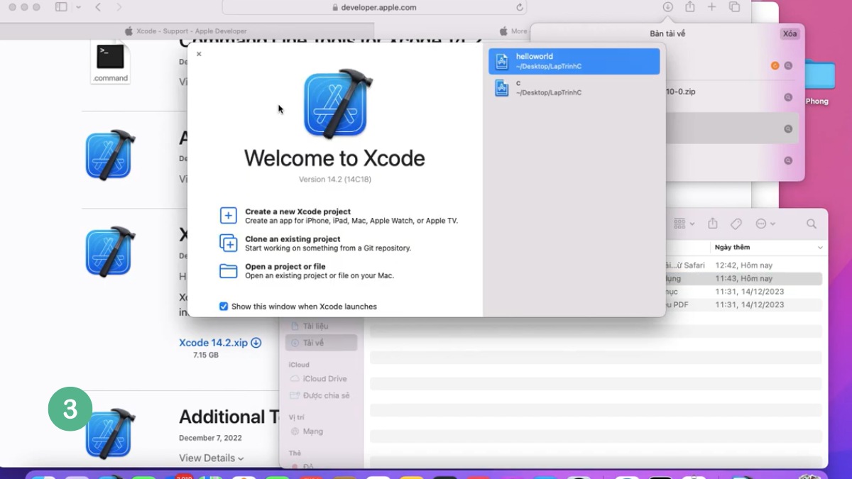 Hướng dẫn cài đặt Xcode chi tiết - bước 3