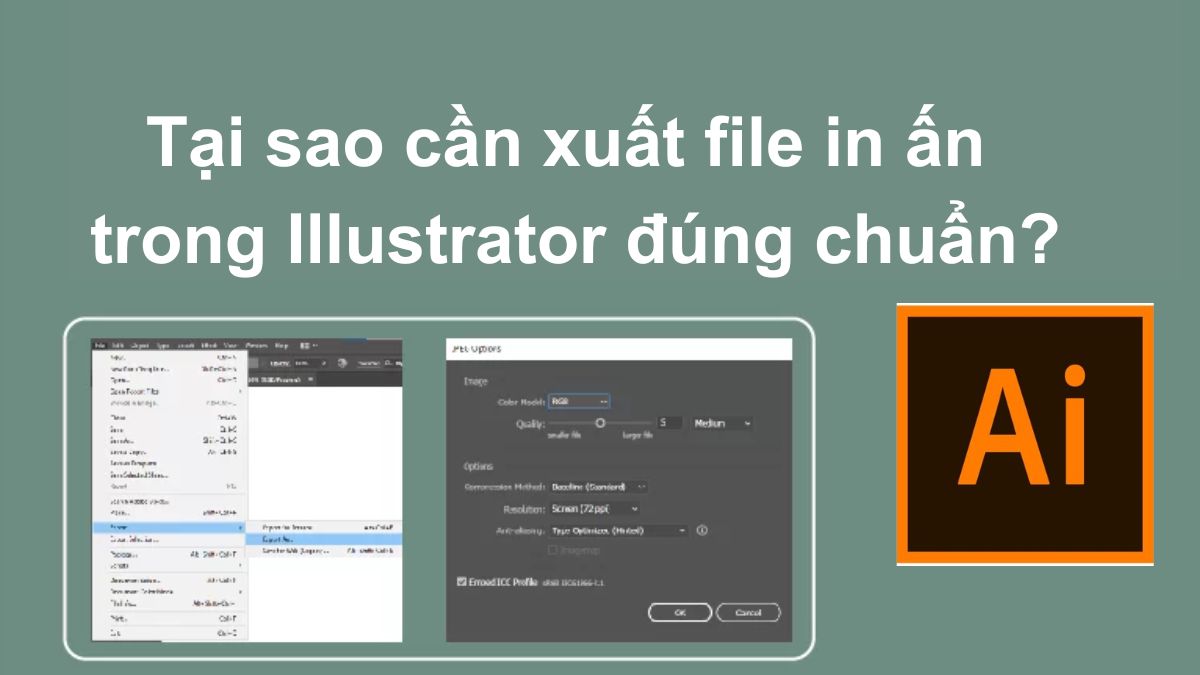 tại sao cần xuất file in ấn trong illustrator đúng chuẩn