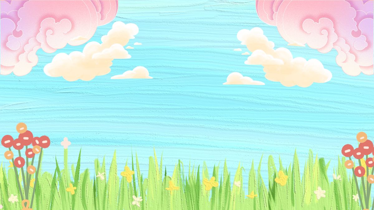mẫu Zoom background cute