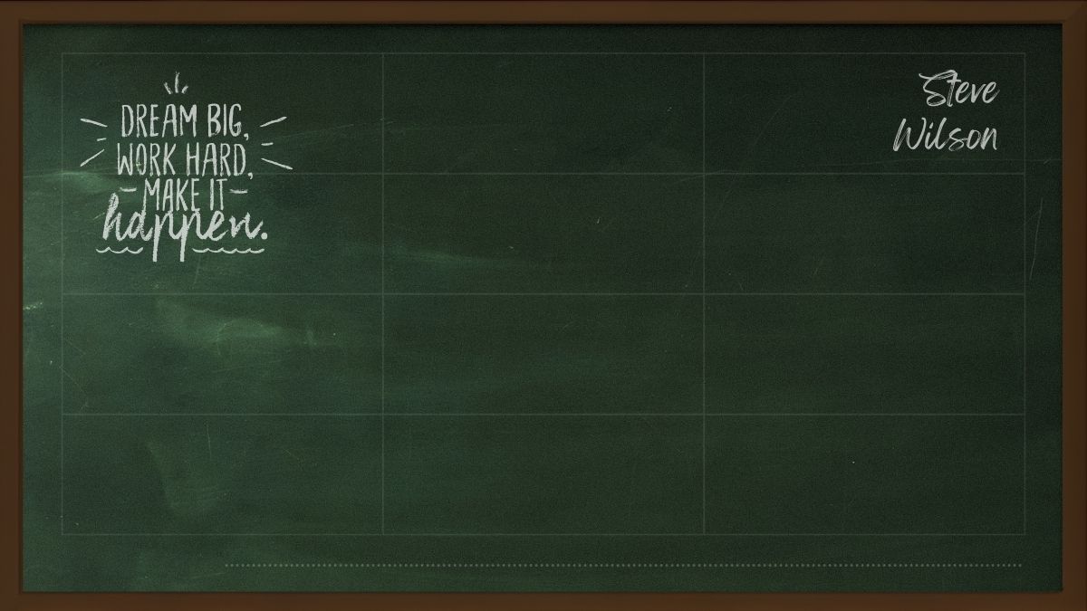 mẫu Zoom background bảng đen