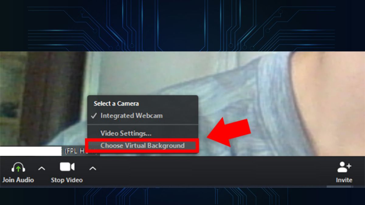 Cách thay đổi Zoom background - bước 3