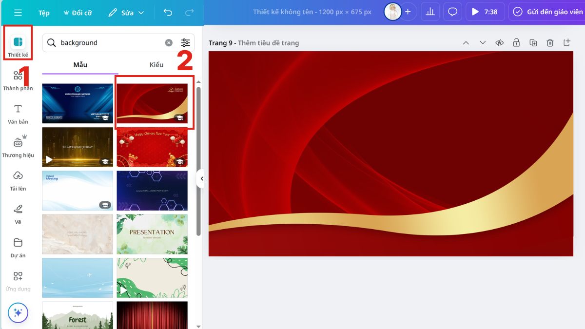 Cách tạo zoom background độc đáo - bước 2