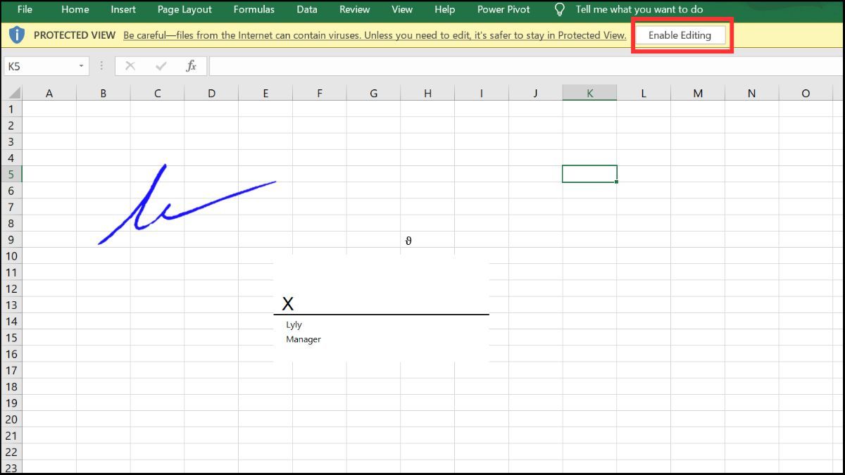 Không xóa được số trang ở bảng tính