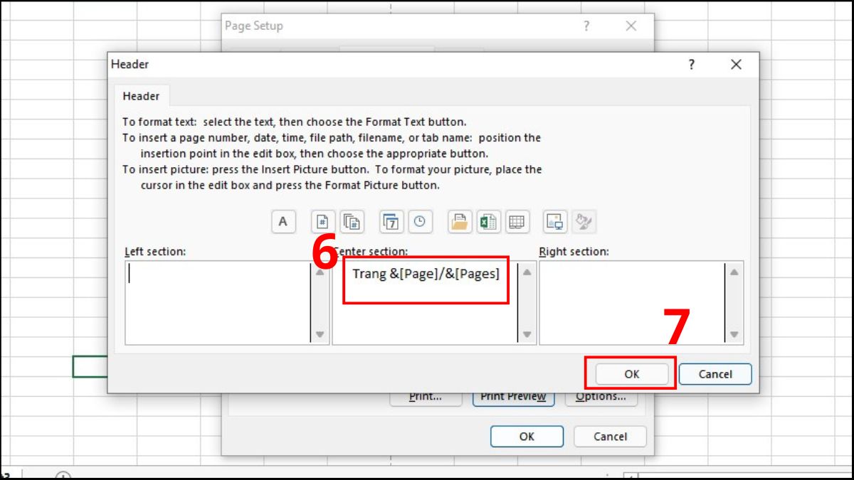Số trang bị trùng nhau khi in nhiều sheet