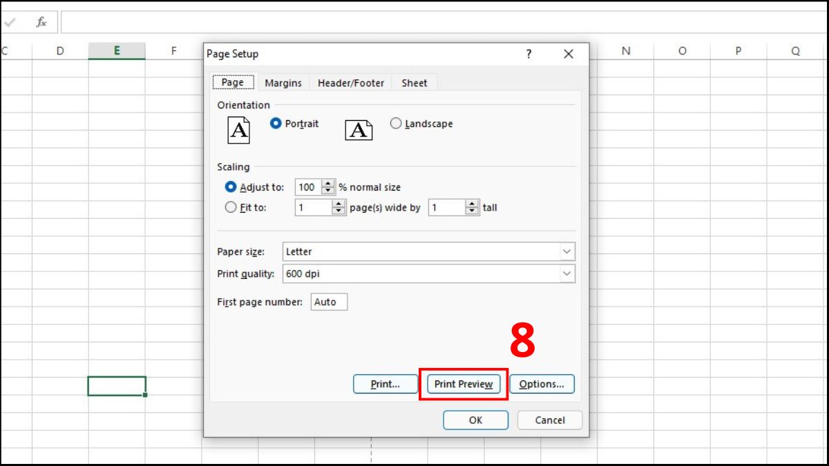 Số trang bị trùng nhau khi in nhiều sheet