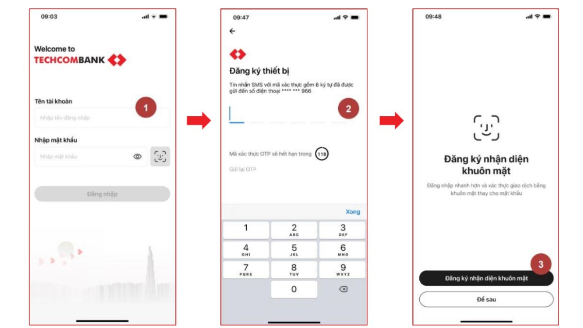 Cách đăng nhập Techcombank trên thiết bị khác đơn giản và dễ hiểu