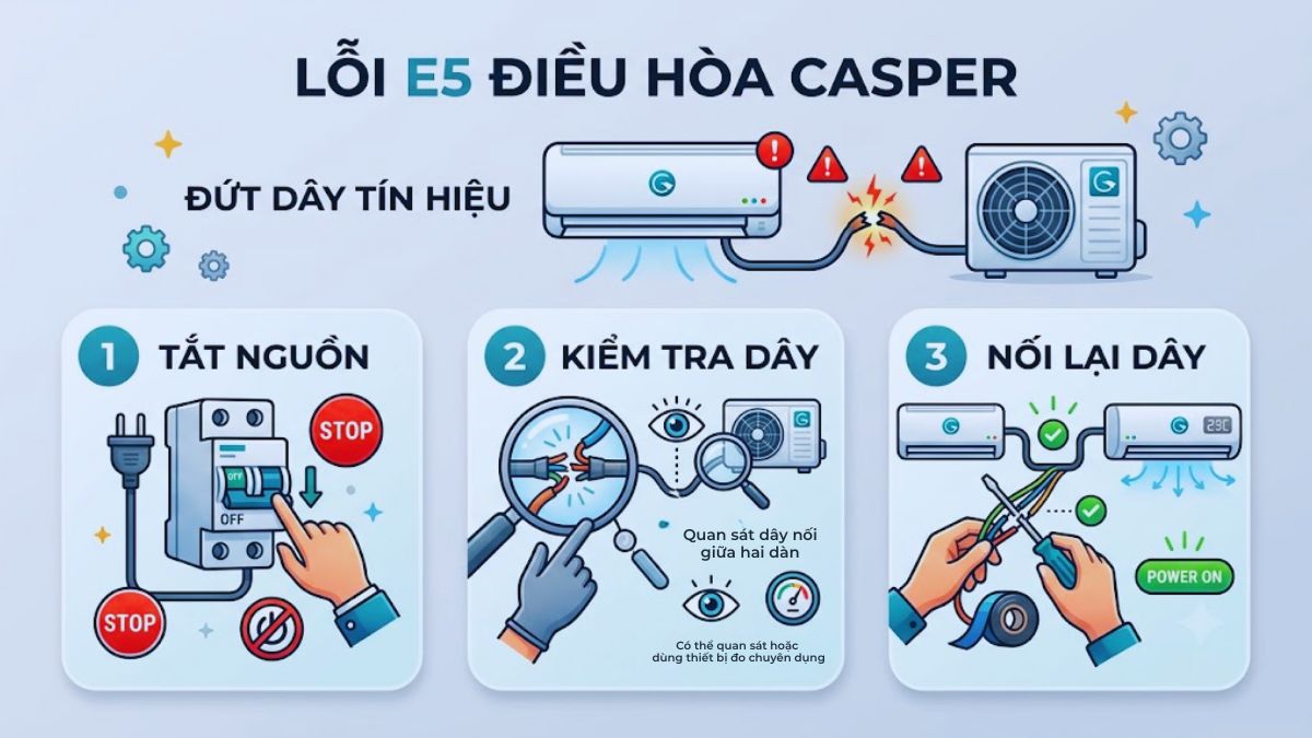 Đứt dây tín hiệu