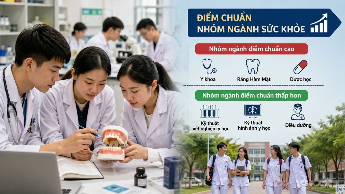 Khối Y - Dược vẫn giữ vị trí nổi bật trong danh sách ngành học được ưa chuộng