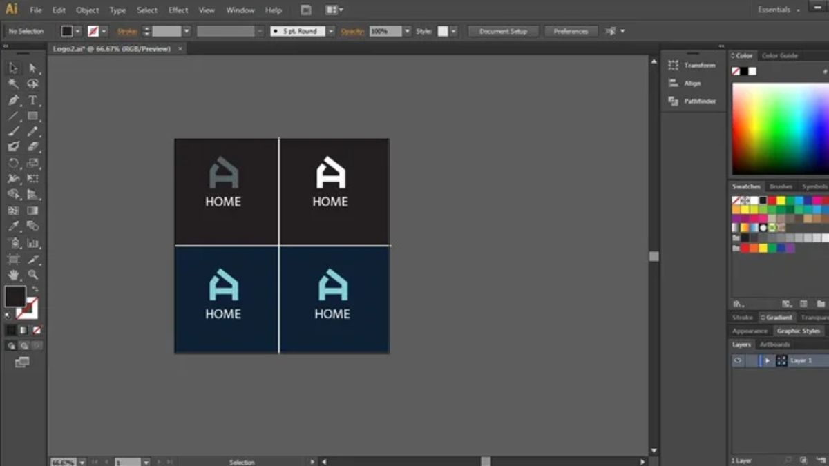 Tạo logo vector sắc nét bằng Adobe Illustrator