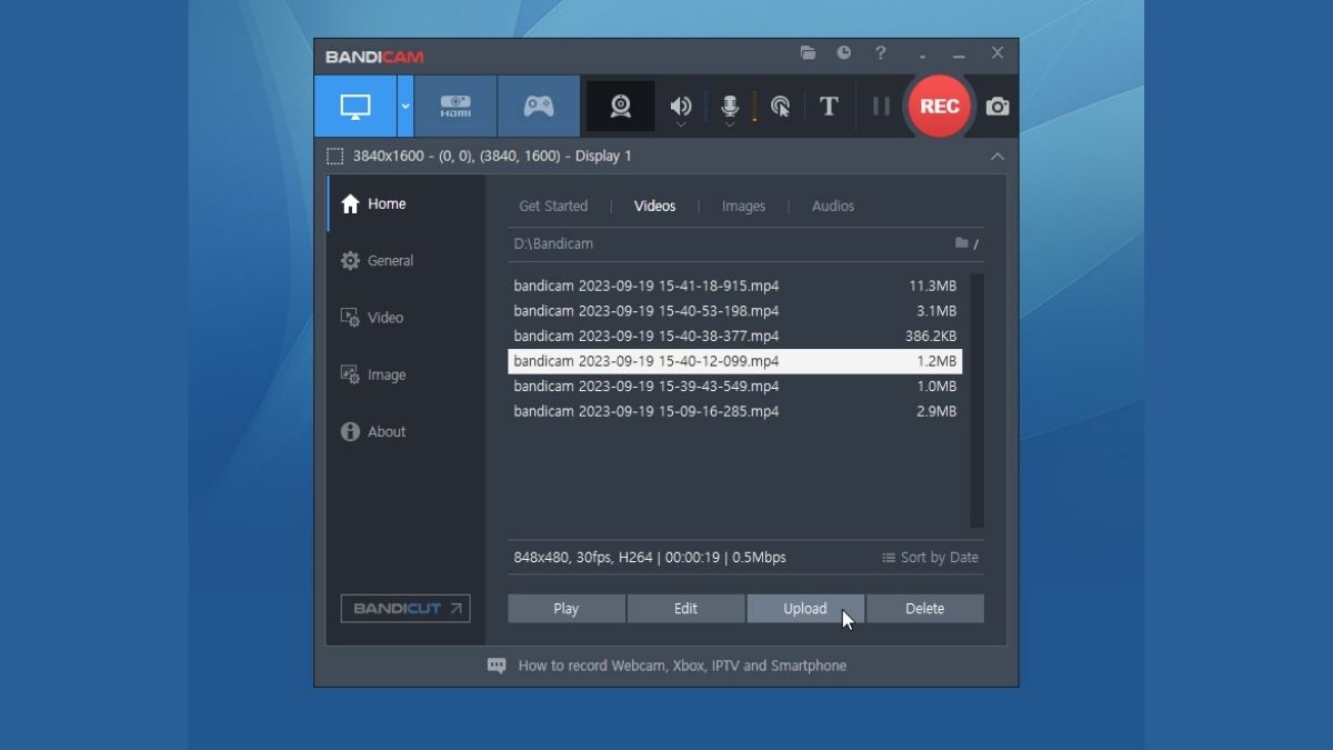Kiểm soát dung lượng file
