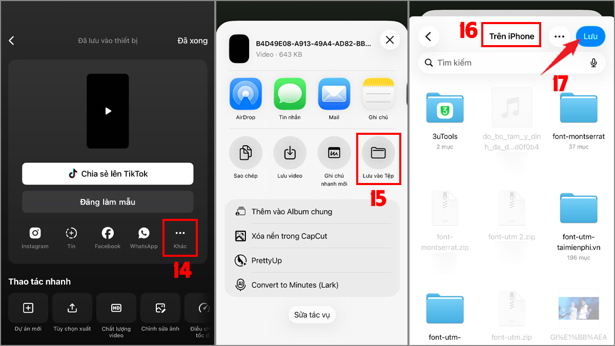 Tiến hành tải và tách nhạc từ TikTok về điện thoại iPhone