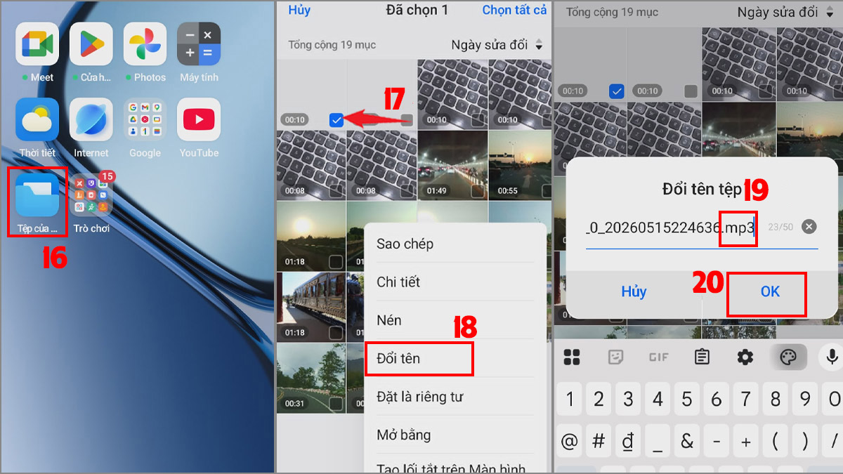Trích xuất âm thanh trên ứng dụng TikTok sau khi chỉnh sửa