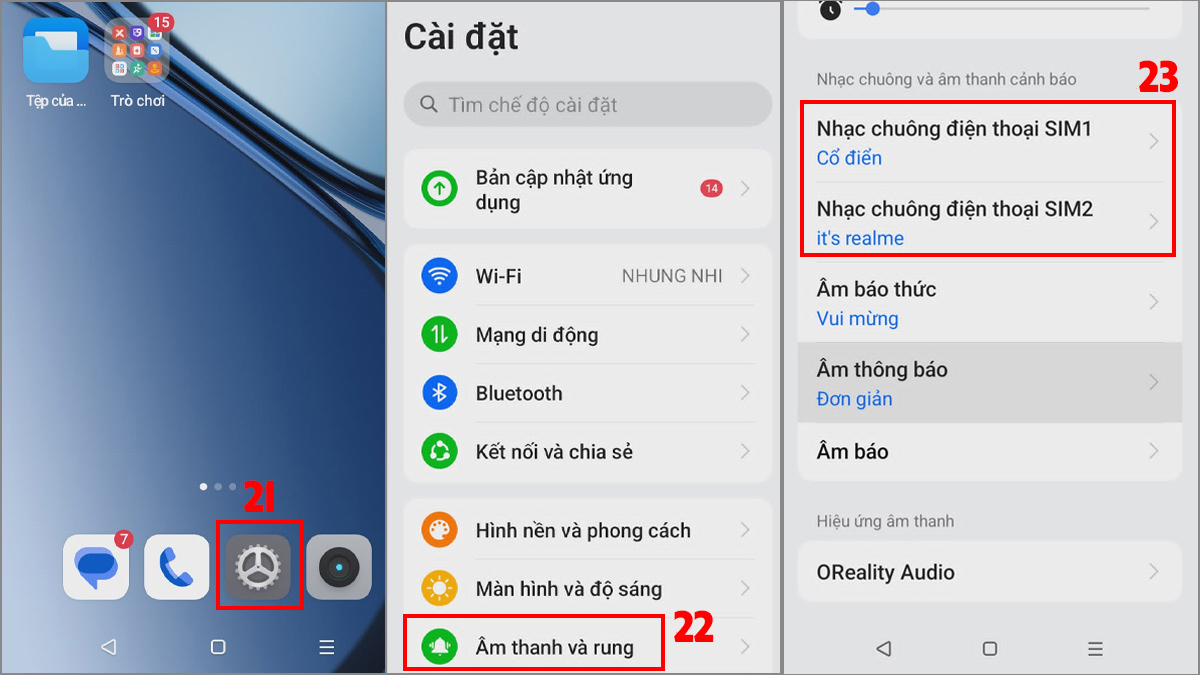 Tiến hành cài đặt nhạc chuông từ nhạc TikTok