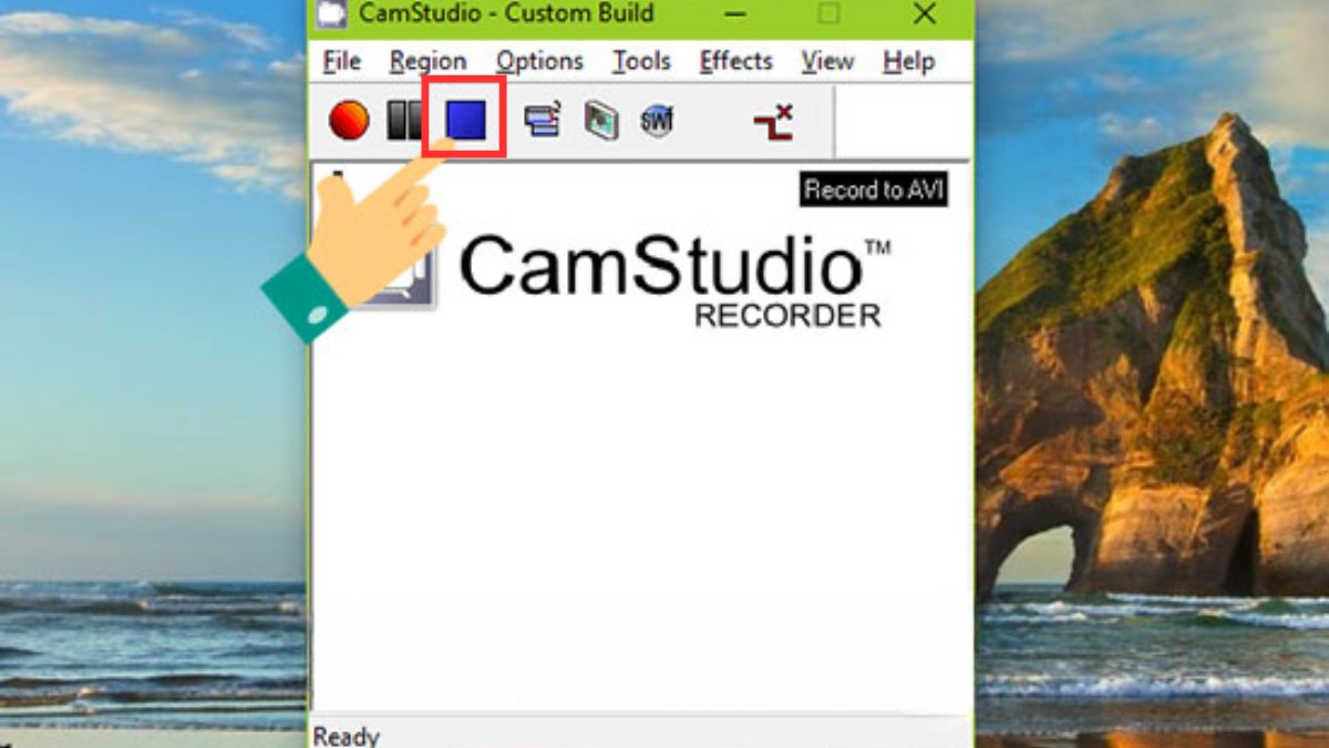Các bước sử dụng phần mềm Cam Studio