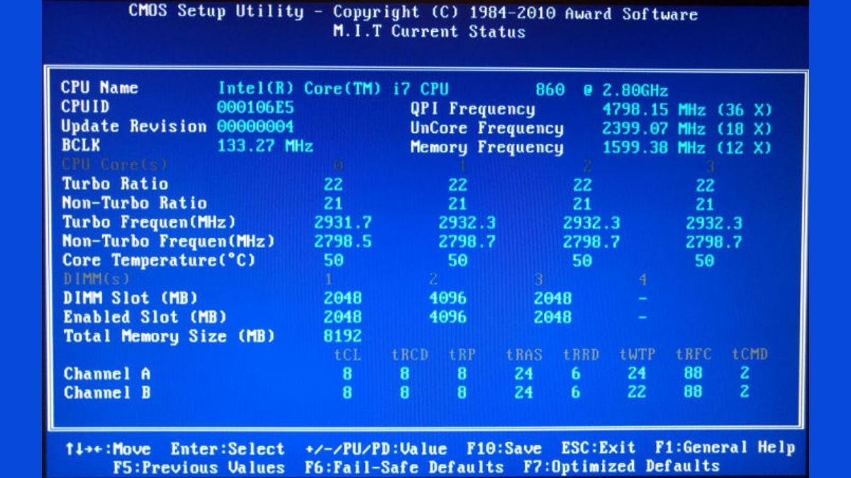 Sử dụng Task Manager để kiểm tra Dual Channel