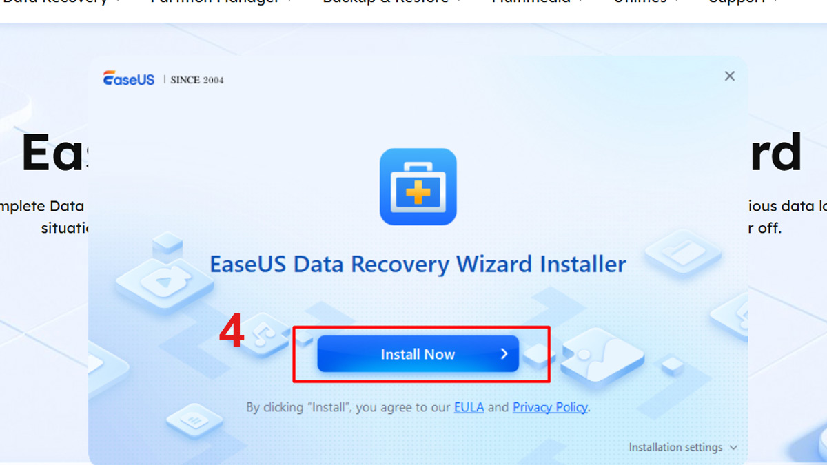 Hướng dẫn tải phần mềm EaseUs chi tiết