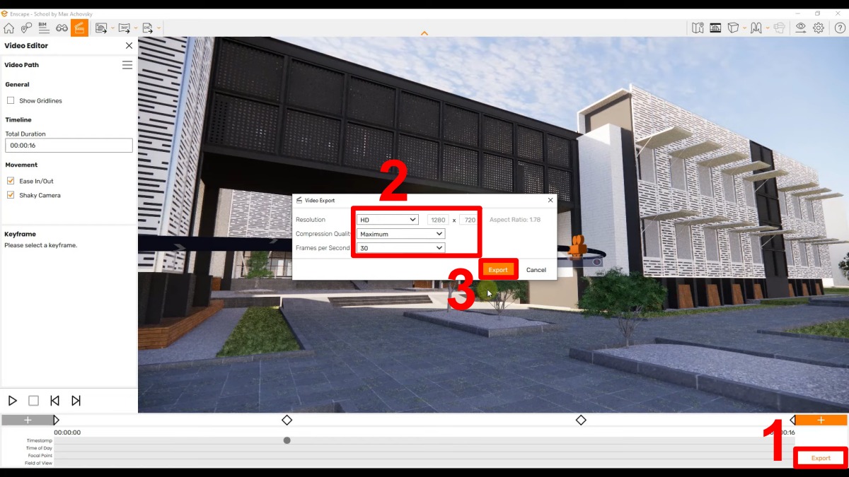 Hướng dẫn sử dụng phần mềm Enscape chi tiết