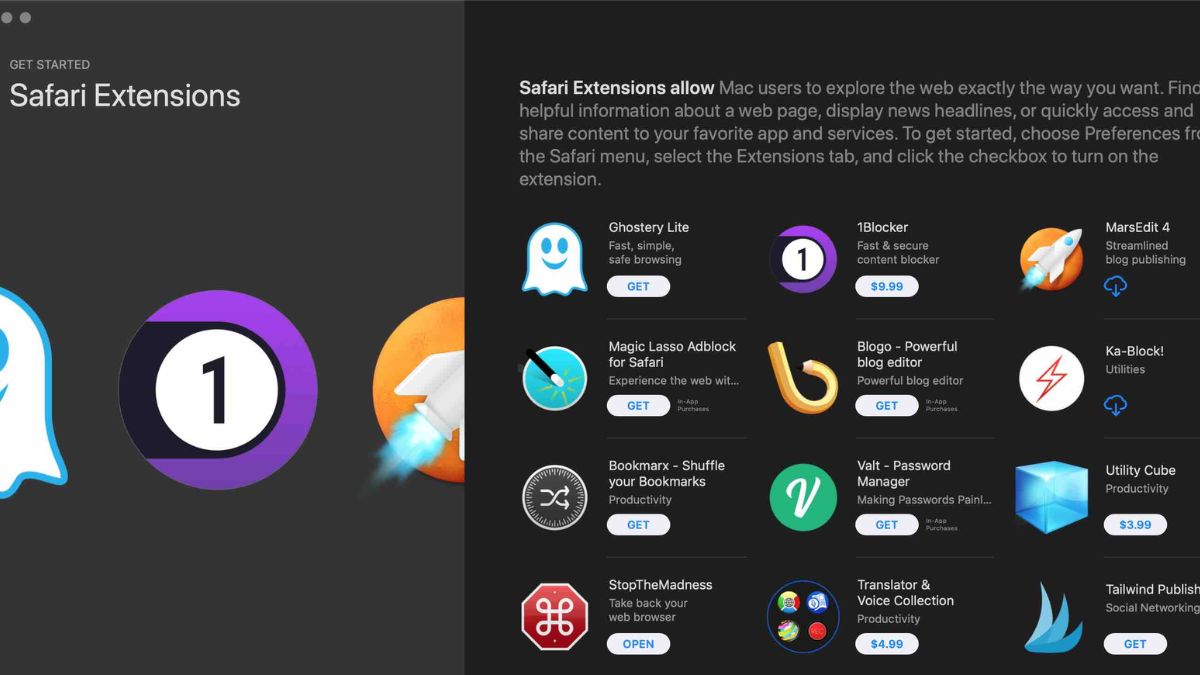 Định nghĩa về extension Safari