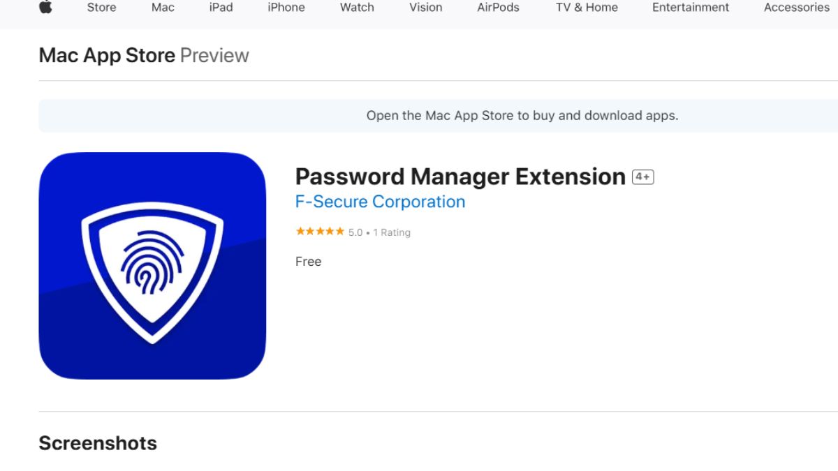 Tiện ích Password Mananger cho phép lưu trữ thông tin đăng nhập an toàn