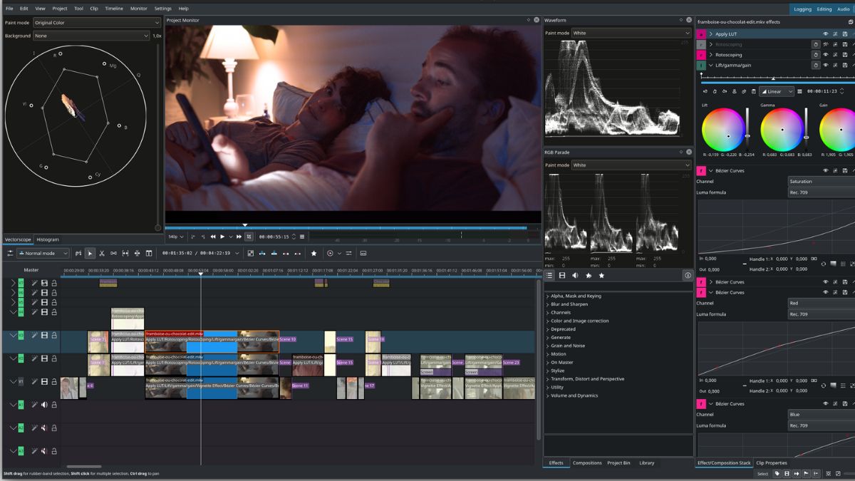 Kdenlive là một phần mềm chỉnh sửa video mã nguồn mở