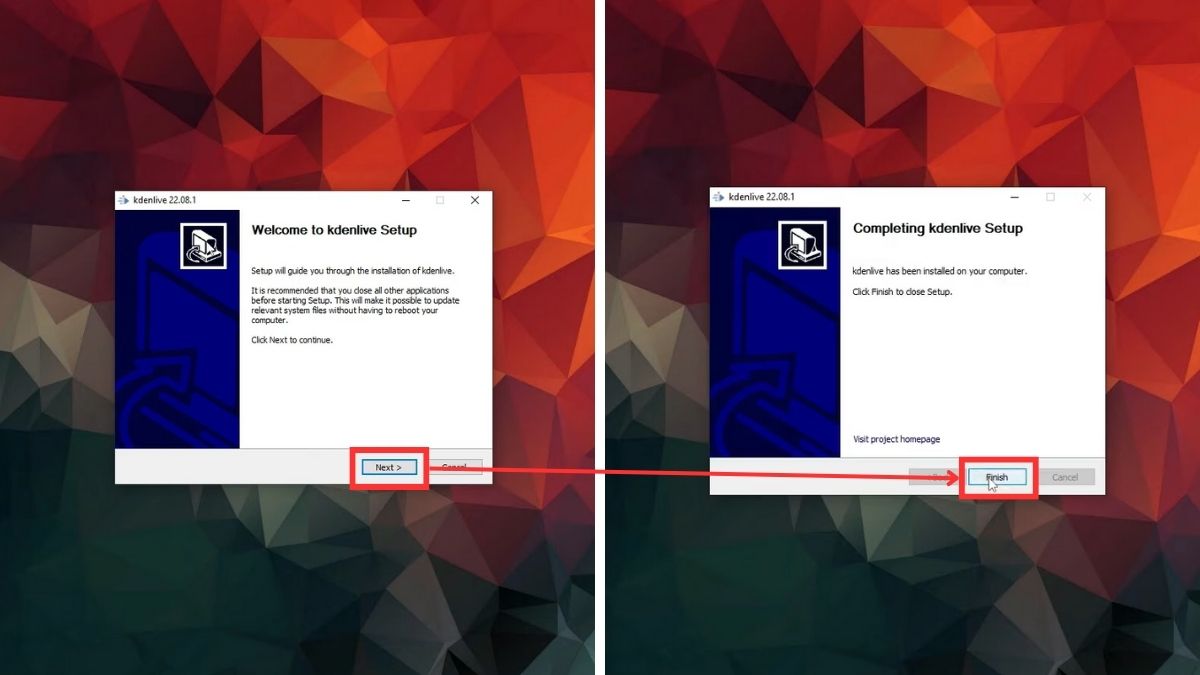 Kdenlive download rất đơn giản nhanh chóng