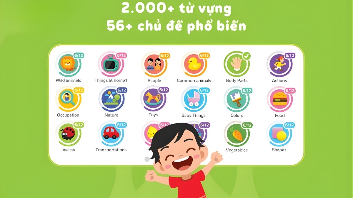 Nội dung học phong phú và đa dạng