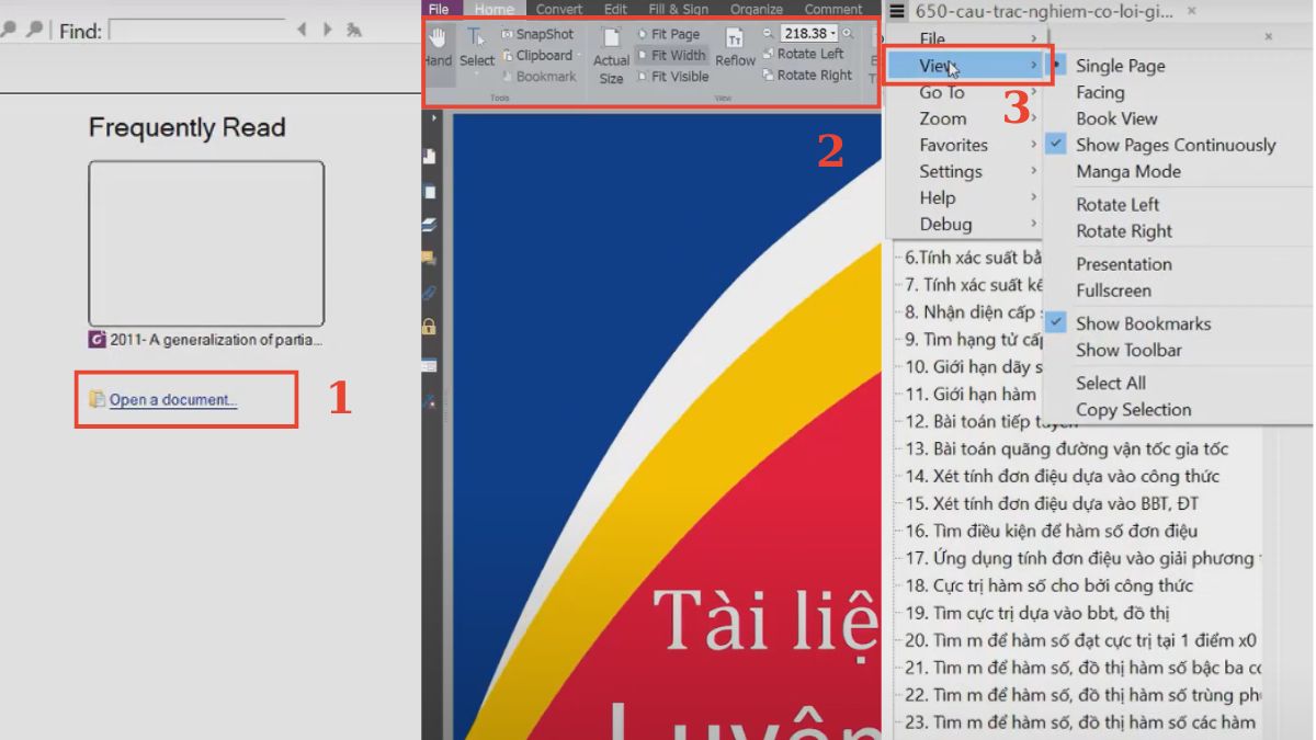 Cách sử dụng phần mềm đọc PDF Sumatra