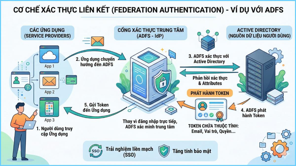 Cơ chế xác thực liên kết (Federation Authentication)