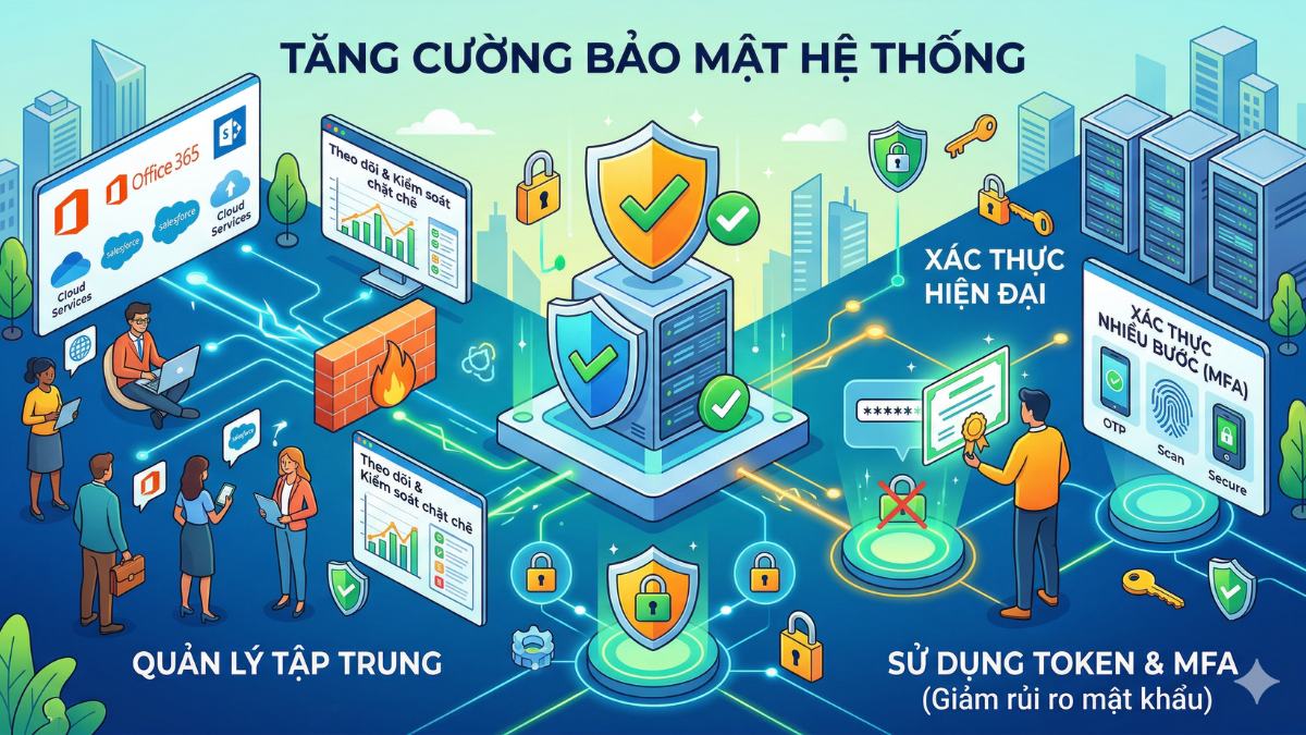 ADFS giúp tăng cường bảo mật và kiểm soát truy cập