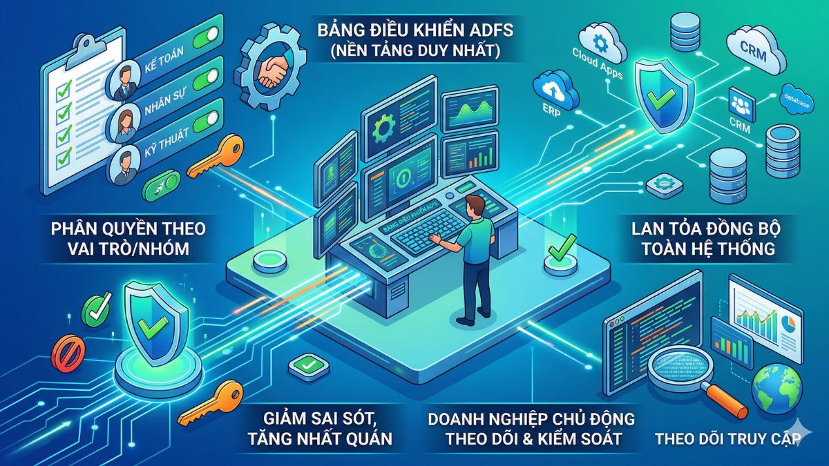 ADFS tối ưu quản lý quyền truy cập theo vai trò