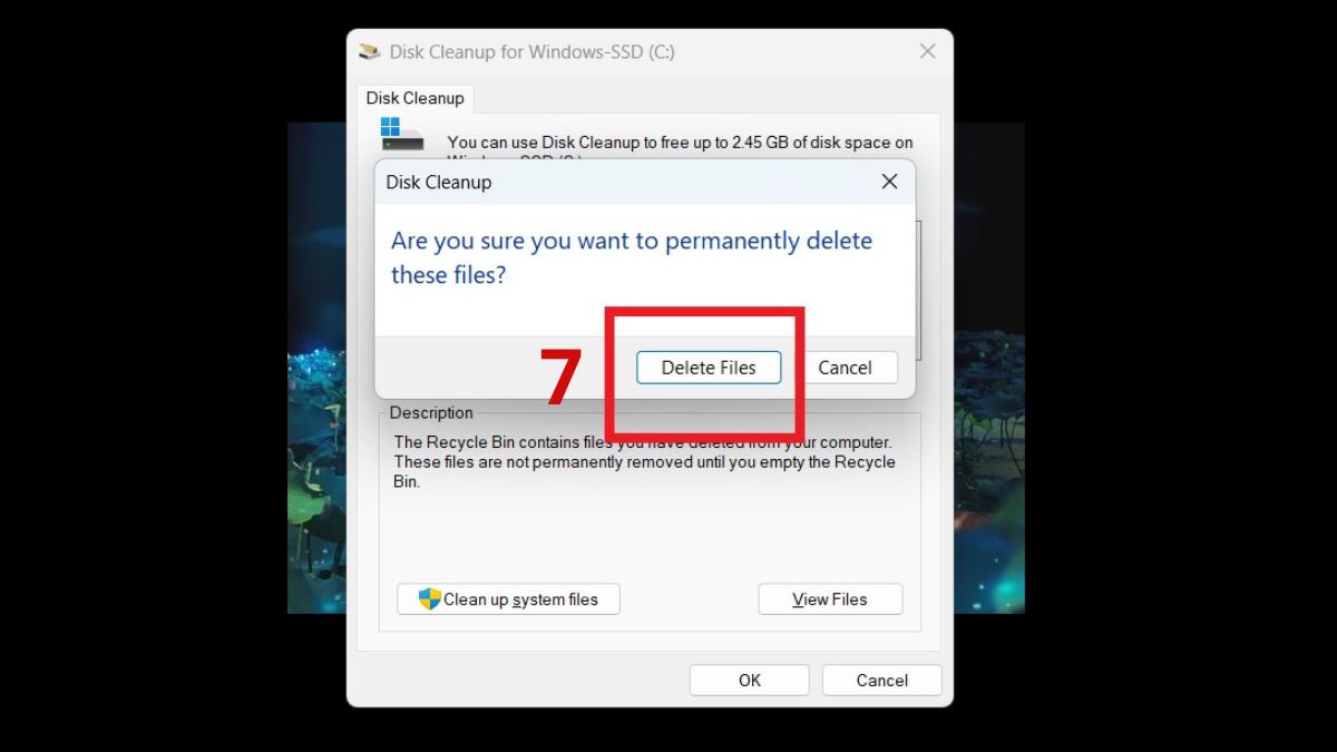 Xóa file tạm và dữ liệu rác để loại bỏ Adware trên Windows