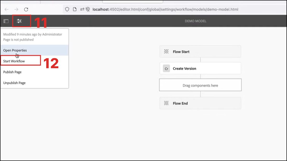 Workflow cơ bản trong AEM