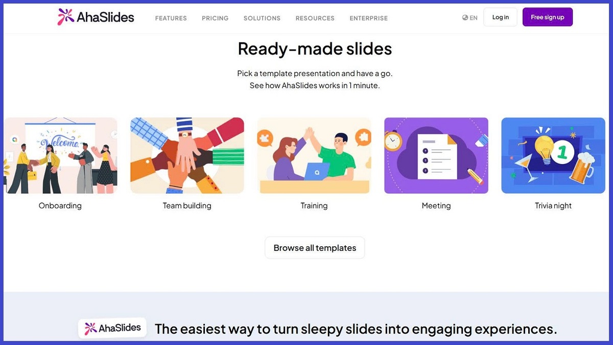 Thông tin về AhaSlides