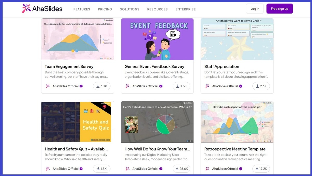 Những lợi ích khi sử dụng AhaSlides
