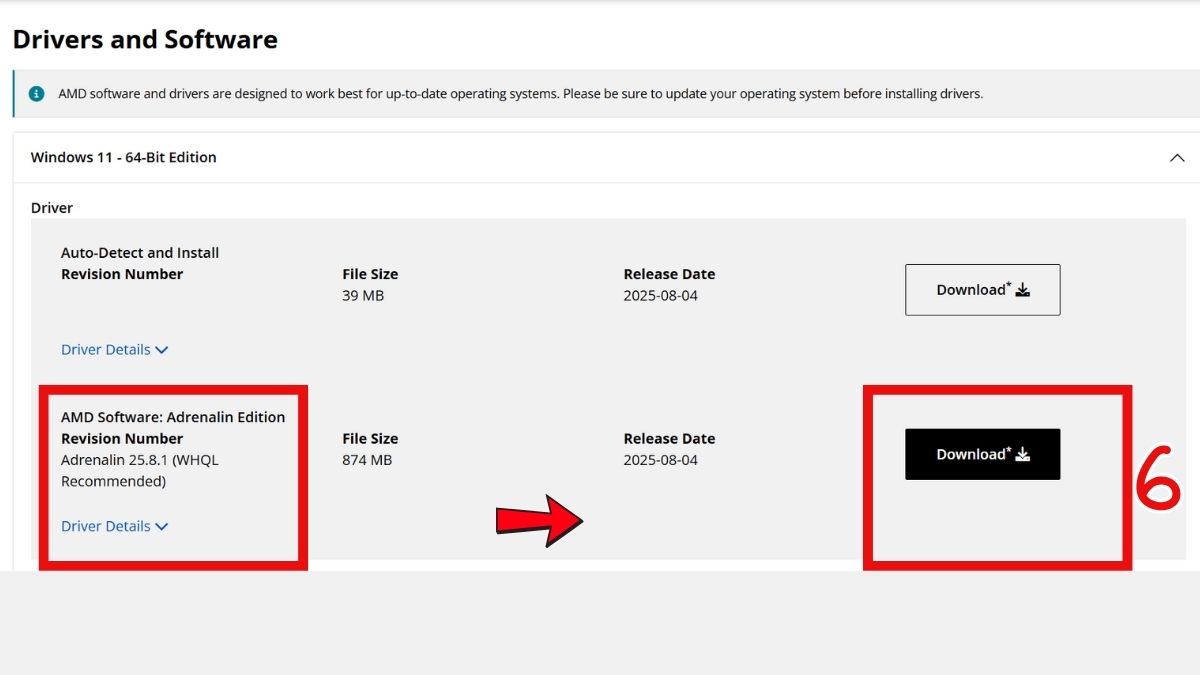 Hướng dẫn tải phần mềm hỗ trợ card đồ họa AMD Radeon