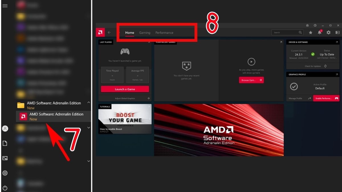 Cách sử dụng phần mềm để tối ưu AMD Radeon