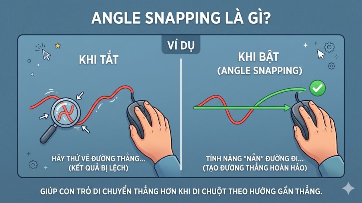Giới thiệu về Angle Snapping