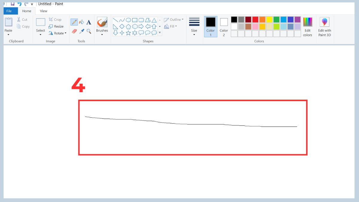 Test nhanh Angle Snapping có đang bật bằng Paint