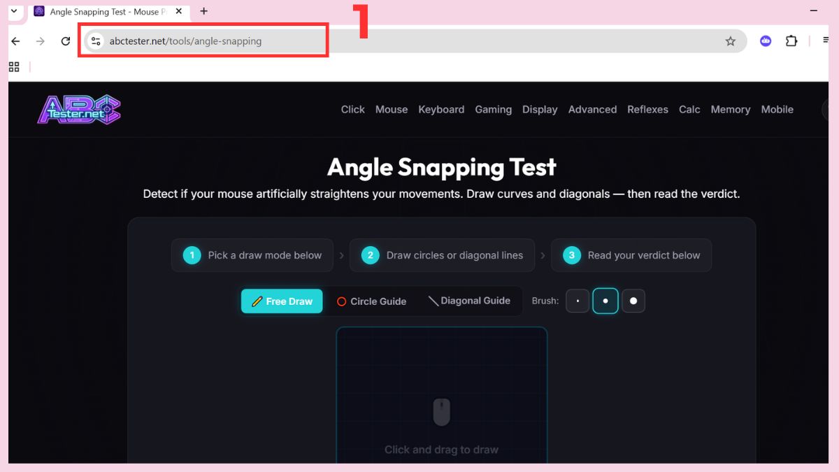 Test Angle Snapping nâng cao bằng công cụ online