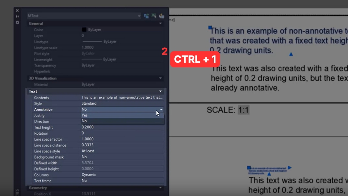 Thêm nhiều tỷ lệ cho Annotative Objects trên AutoCAD