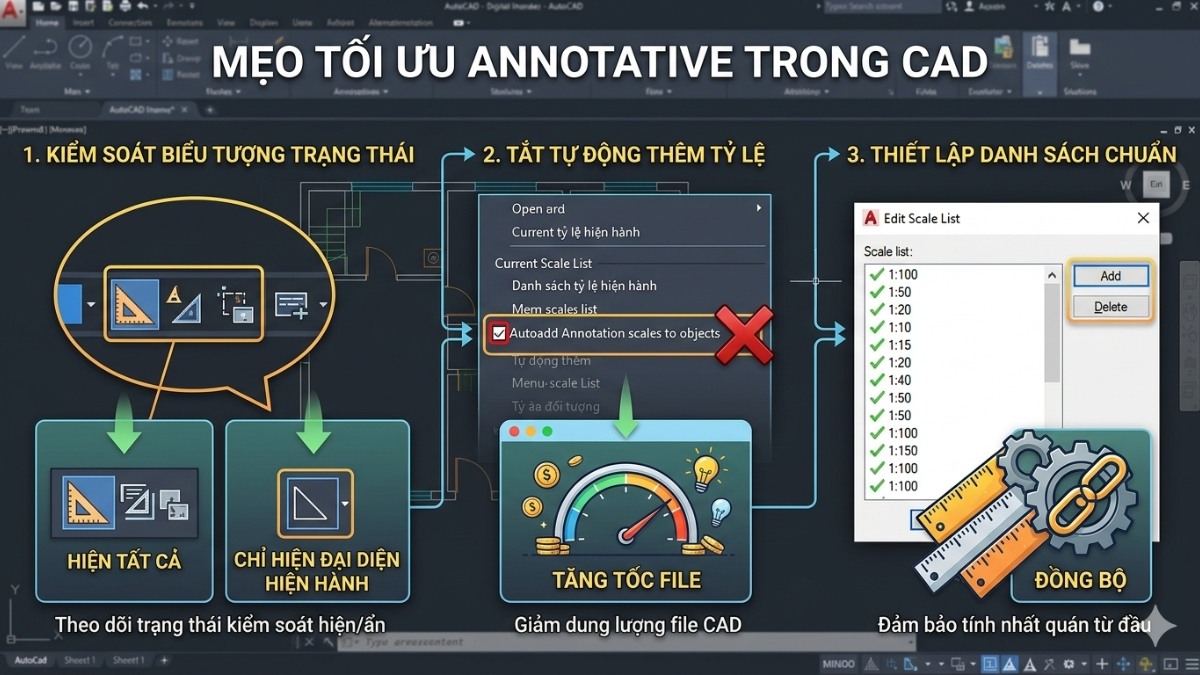 Mẹo sử dụng Annotative hiệu quả từ chuyên gia