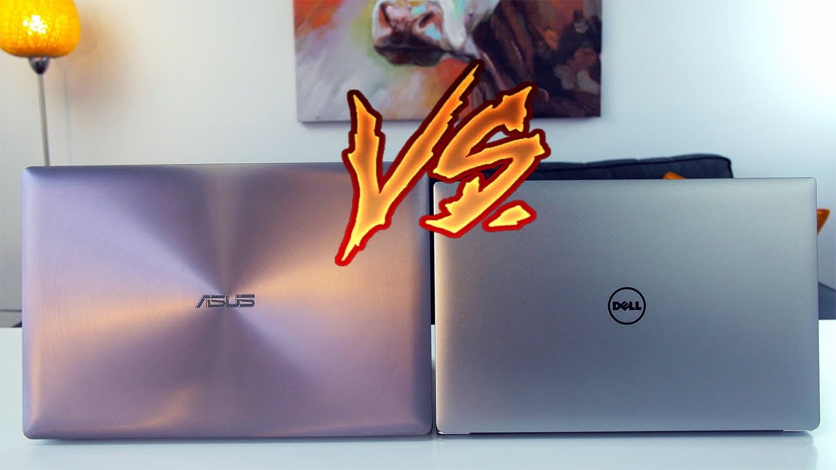 So sánh thiết kế laptop Asus và Dell