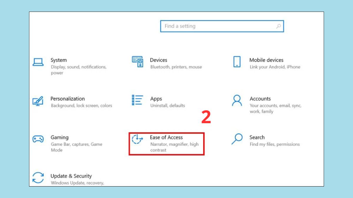 Kiểm tra cài đặt Filter Keys trong Windows