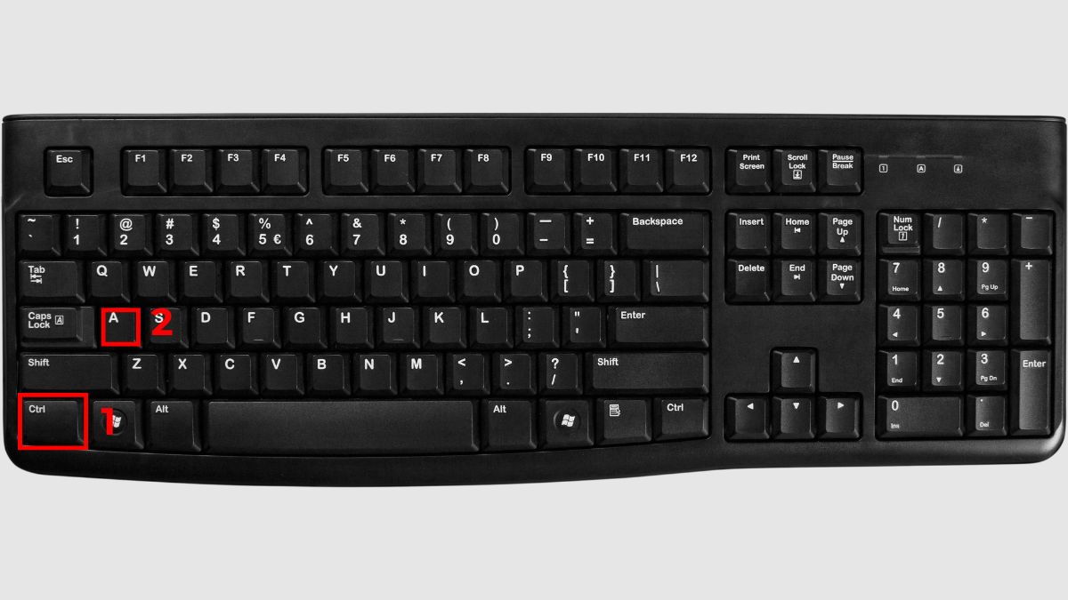 Cách bôi đen văn bản Word bằng phím tắt